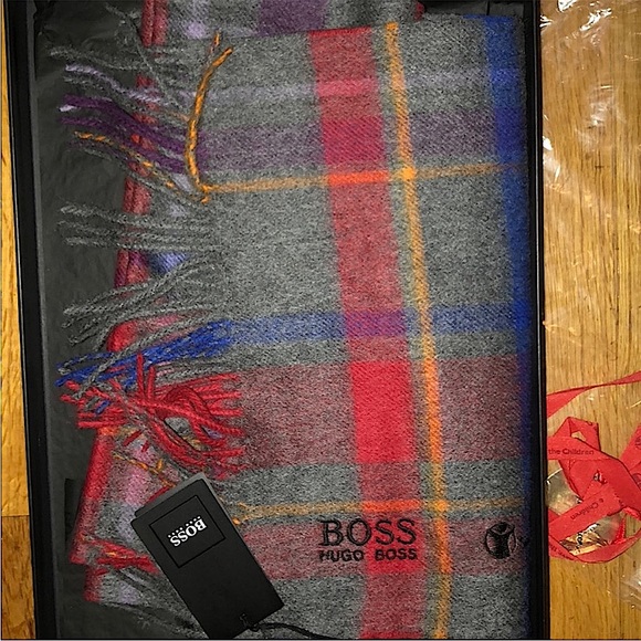 Wool Scarves Hugo Boss Scarf Set Hugo Boss Grey Scarves For Men